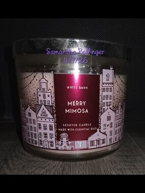 Bath & Body Works 3-Wick Candle Merry Mimosa